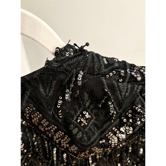 Superdown Nia Sequin Mini Dress / Black / XS - Picture 9 of 9